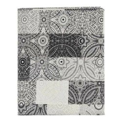 Nappe Mandala toile Gris...