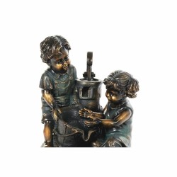 Fontaine de jardin DKD Home Decor Bronze Résine Enfants (44 cm)