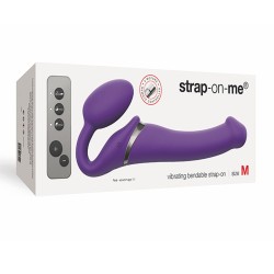 Ultra Harnais 2 & Gode Vibrating Strap-on-me Purple