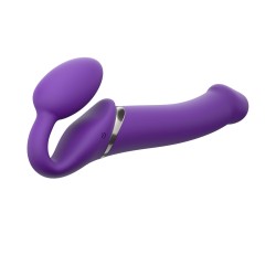 Ultra Harnais 2 & Gode Vibrating Strap-on-me Purple