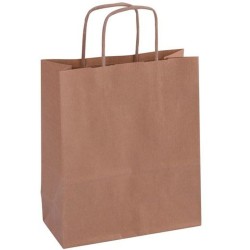 Sacs Apli Kraft Papier Marron 50 Pièces 120 g/m² 18 x 8 x 21 cm