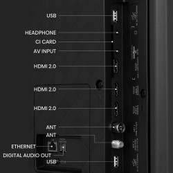 TV intelligente Hisense 75A7KQ 75" 4K Ultra HD HDR QLED