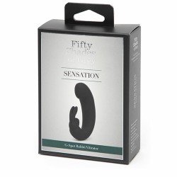 Vibromasseur Lapin Fifty Shades of Grey Sensation G-Spot Noir