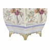 Set de pots DKD Home Decor 21,5 x 21,5 x 25 cm Rose Métal Fleurs Shabby Chic