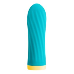 Vibromasseur à boules S Pleasures Turquoise (8,5 x 2,5 cm)