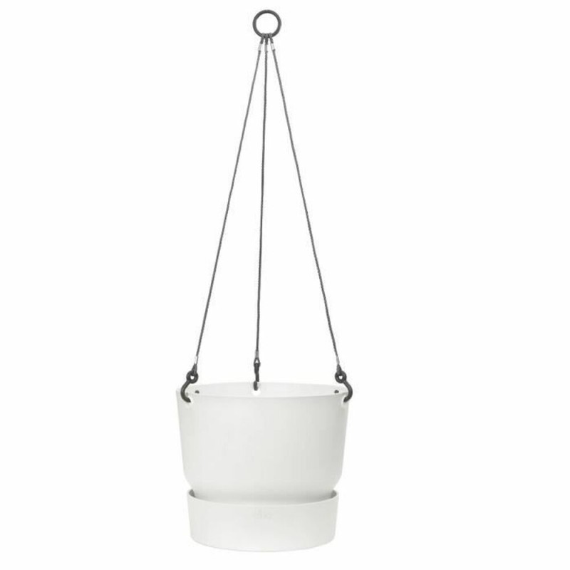 Jardinière suspendue Elho Greenville Ø 23,9 x 20,3 cm Blanc Plastique