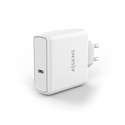 Chargeur Aisens Cargador PD3.0 QC3.0 1 Puerto 1xUSB-C 60W, Blanco USB-C Blanc