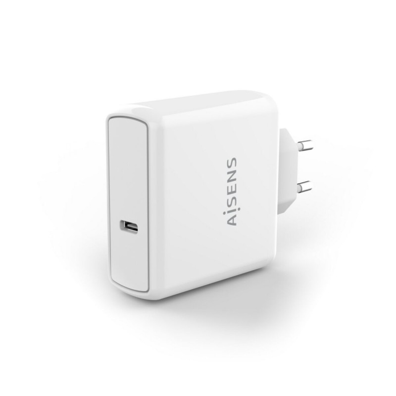 Chargeur Aisens Cargador PD3.0 QC3.0 1 Puerto 1xUSB-C 60W, Blanco USB-C Blanc