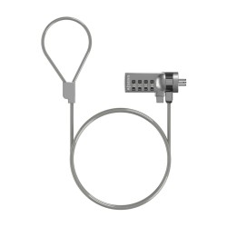 Câble avec cadenas Aisens Cable de Seguridad con Cerradura de Combinacion para Ordenador, Monitor, Portatil 1.5M