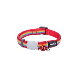 Collier pour chat Red Dingo Rainbow 20-32 cm Multicouleur