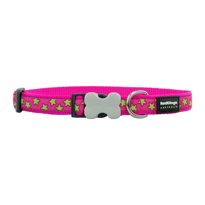 Collier pour Chien Red Dingo Stars 20-32 cm Rose Rouge