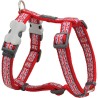 Harnais pour Chien Red Dingo Union Jack 25-39 cm Rouge