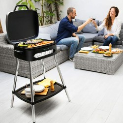 Barbecue Électrique Cecotec PerfectCountry BBQ 2000W Acier inoxydable Aluminium