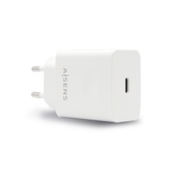 Chargeur Aisens Cargador USB-C PD 3.0 1 Puerto 1x USB-C 20 W, Blanco USB-C Blanc