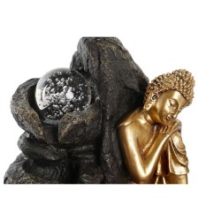 Fontaine DKD Home Decor 21 x 21 x 25 cm Buda Résine Oriental (2 Unités)