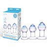 Kit Grand Plaisir Anal Training Glas  Pleasure Droplets 3 Pièces