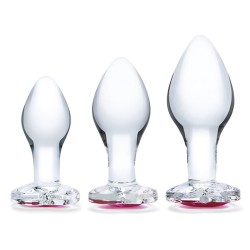 Kit Grand Plaisir Anal Training Glas Heart Jewel