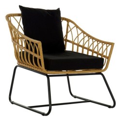 Chaise de jardin DKD Home Decor Métal Rotin (76 x 58 x 80 cm)