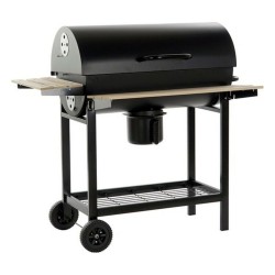 Barbecue à Charbon avec Couvercle et Roulettes DKD Home Decor RC-177307 108 x 71 x 103 cm Bois Acier