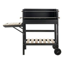 Roues de barbecue au charbon de bois DKD Home Decor RC-177308 113 x 51 x 97 cm Métal Acier (113 x 51 x 97 cm)