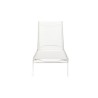 Chaise longue DKD Home Decor inclinable Blanc PVC Aluminium (191 x 58 x 98 cm)