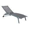 Chaise longue DKD Home Decor PVC Aluminium (187,5 x 64 x 97 cm)