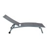 Chaise longue DKD Home Decor PVC Aluminium (187,5 x 64 x 97 cm)