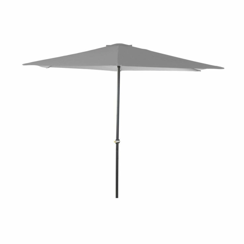 Parasol DKD Home Decor Gris Acier Plastique 270 x 270 x 250 cm