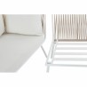 Canapé de jardin DKD Home Decor Beige Aluminium Corde 196 x 75 x 68,5 cm  