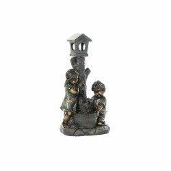 Fontaine de jardin DKD Home Decor Bronze Résine Enfant 45 x 30 x 87 cm