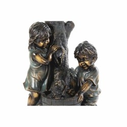 Fontaine de jardin DKD Home Decor Bronze Résine Enfant (45 cm)