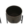 Set de pots DKD Home Decor Noir Cuivre Métal Vintage 28,5 x 28,5 x 63 cm