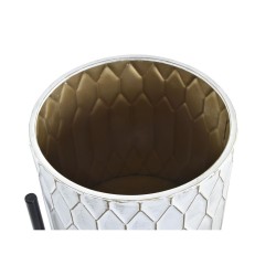 Set de pots DKD Home Decor Noir Doré Métal Blanc Bicolore Moderne (31 x 31 x 58 cm)