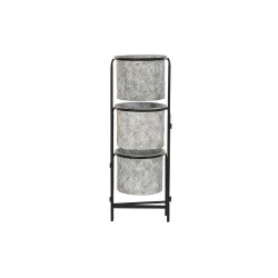 Cache-pot DKD Home Decor Gris Métal (82 x 25 x 81 cm)