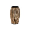 Cache-pot DKD Home Decor Naturel Noir Métal Rotin (31 x 31 x 55 cm)