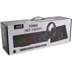 Clavier et Souris Gaming Cool Town Pack Gaming Espagnol Qwerty