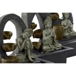 Fontaine de jardin DKD Home Decor Buda Résine 15 x 15 x 25 cm Oriental (3 Pièces)