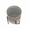 Set de pots de fleurs DKD Home Decor Usé 32,5 x 32,5 x 76,5 cm Métal (2 Unités)