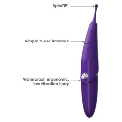 Vibrateur G-Spot Zumio Spirotip Lila