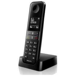 Téléphone fixe Philips D4701B/34 Noir