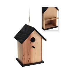 Maison Oiseau Bois (15,5 x 13 x 22 cm)