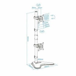 Support de TV TooQ DB1703TNV-B