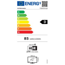 TV intelligente LG 75QNED916QE 4K Ultra HD 75" LED HDR AMD FreeSync QNED