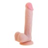 Gode réaliste S Pleasures Beige Silicone (18 cm)