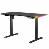 Table Gaming Forgeon Battleground 140 x 70 x 75 cm Noir