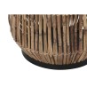 Cache-pot DKD Home Decor Naturel Noir Métal Rotin (40 x 40 x 82 cm)