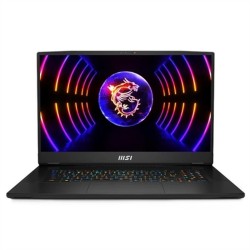 Ordinateur Portable MSI Titan GT77HX-260ES Nvidia Geforce RTX 4090 intel core i9-13980hx 17,3" 128 GB RAM 2 TB SSD