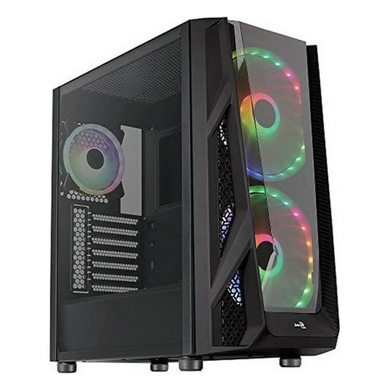 Boîtier Demi Tour Micro ATX / Mini ITX / ATX Aerocool ACCM-PB20033.11 RGB USB 3.0 Ø 20 cm Noir