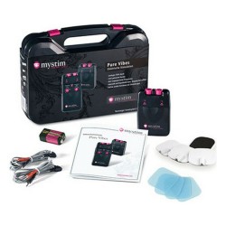 E-Stim Tens Unit Pures Vibrations Mystim Noir