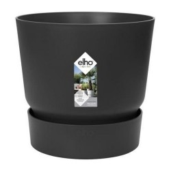 Pot Elho Greenville Rond Noir Plastique (Ø 39 x 36,8 cm)